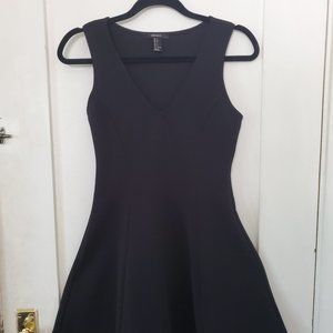 Forever 21 Black Sleeveless A-line dress